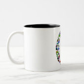 Monogramm 'O' Zweifarbige Tasse (Links)