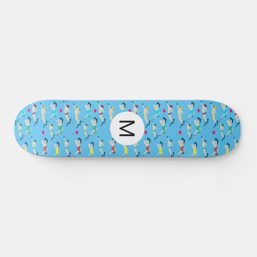Monogramm Octopus Skateboard (Horizontal)