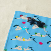 Monogramm Octopus Strandtuch (Beispiel)