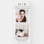 Monogramm oder Logo-2-Foto hinzufügen Banner (Vertikal)