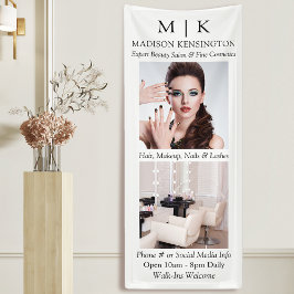 Monogramm oder Logo-2-Foto hinzufügen Banner