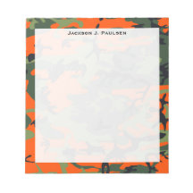 Monogramm Orange, Grün, Schwarze Tarnung