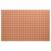 Monogramm orange stoff (Yard (91,4 cm))