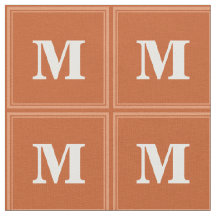 Monogramm orange