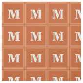 Monogramm orange stoff (Muster)