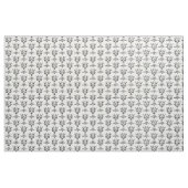 Monogramm-Ornament-Herzen- und Pfeile-Muster Stoff (Yard (91,4 cm))