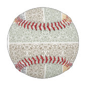 Monogramm-Ornamentalmuster Baseball (Vorderseite)