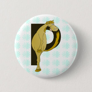 Monogramm P Flexible Foal Personalisiert Button