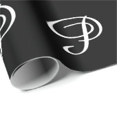 MONOGRAMM P GESCHENKPAPIER (Rolleneckpunkt)