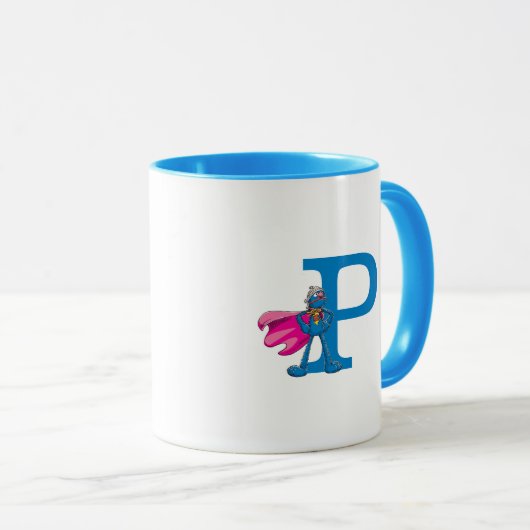 Monogramm P Tasse (VorderseiteRechts)