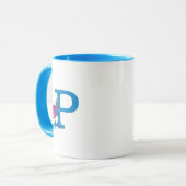 Monogramm P Tasse (Vorderseite Links)