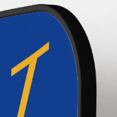 Monogramm-Paddel für Royal & Gold-Uni Pickleball Schläger (Linke Seite)