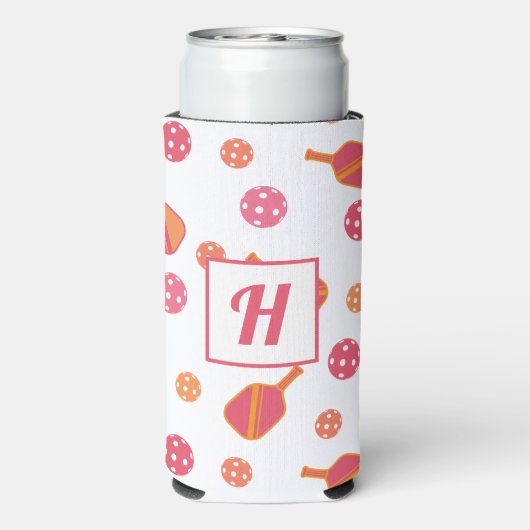 Monogramm-Paddel Selters Dosenkühler (Seltzer Rückseite)