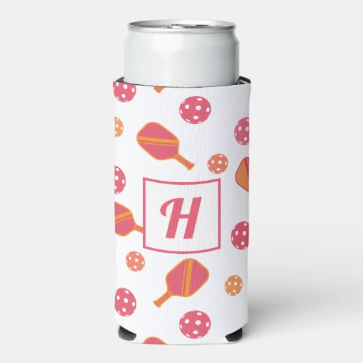 Monogramm-Paddel Selters Dosenkühler (Seltzer Vorderseite)