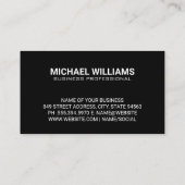 Monogramm | Paint Texture Visitenkarte (Rückseite)