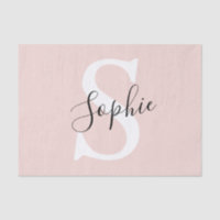 Monogramm Pastell mit Personalisiertem modernen Na