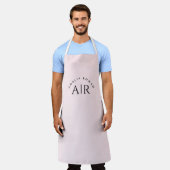 Monogramm Pastell Pink Personalisierte Schürze (Getragen)