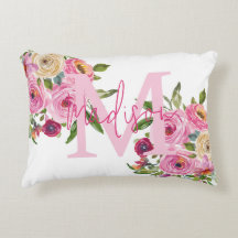 Monogramm | Personalisiere | Aquarell | Floral
