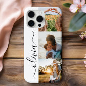 Monogramm Personalisiert 3 FotoCollage Case-Mate iPhone Hülle