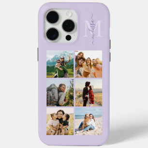 Monogramm Personalisiert 6 FotoCollage Case-Mate iPhone Hülle