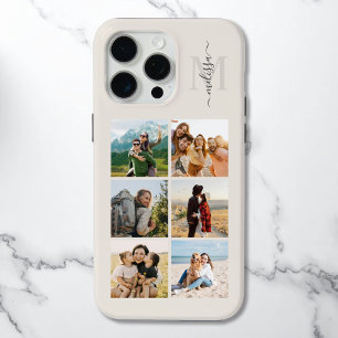 Monogramm Personalisiert 6 FotoCollage Case-Mate iPhone Hülle