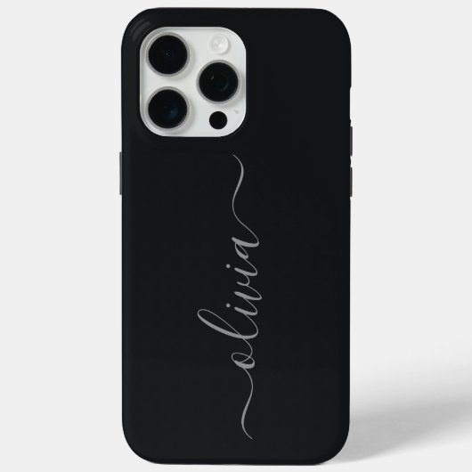 Monogramm personalisiert Case-Mate iPhone hülle (Rückseite)