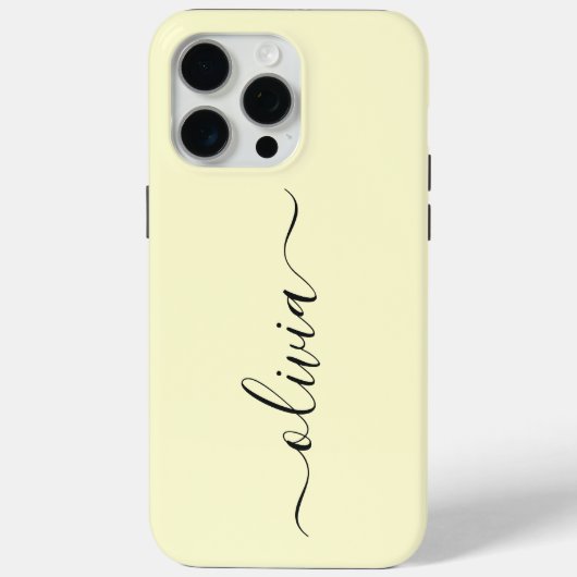 Monogramm personalisiert Case-Mate iPhone hülle (Rückseite)