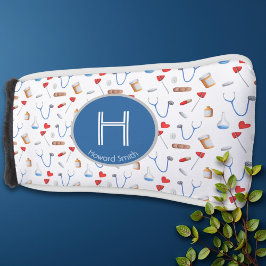 Monogramm Personalisiert Doctor Instrumental Golf Headcover