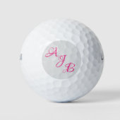 Monogramm personalisiert golfball (Vorderseite)