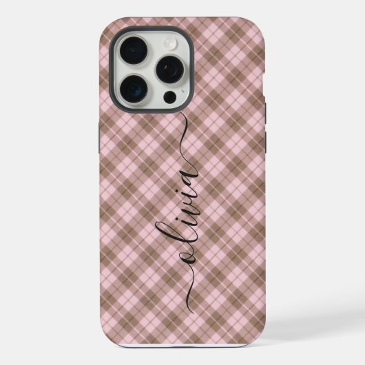 Monogramm personalisiert iPhone hülle (Rückseite)