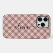 Monogramm personalisiert iPhone hülle (Rückseite (Horizontal))