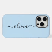 Monogramm personalisiert iPhone hülle (Rückseite (Horizontal))