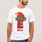 Monogramm Personalisiert mit Name T-Shirt (Vorderseite)