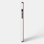 Monogramm Personalisiert rosa Initial und Name iPhone Hülle (Linke Seite)