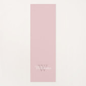 Monogramm Personalisiert Yogamatte (Vorderseite)