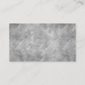 Monogramm Personalisierte Anfangsbuchstabe Elegant Visitenkarte (Rückseite)