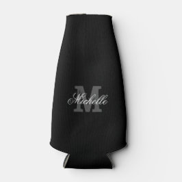 Monogramm personalisierte Flasche cooler Flaschenkühler