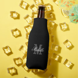 Monogramm personalisierte Flasche cooler Flaschenkühler