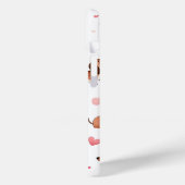 Monogramm Personalisierte Niedliche Dackel Dog Case-Mate iPhone Hülle (Rückseite / Links)