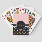 Monogramm Personalisierte Playing Cards Spielkarten (Rückseite)
