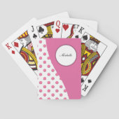 Monogramm Personalisierte Playing Cards Spielkarten (Rückseite)