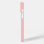 Monogramm Personalisierte rosa Anfangsbuchstaben Case-Mate iPhone Hülle (Rückseite / Links)