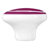 Monogramm personalisierte Schubladengriffe Knöpfe Keramikknauf (Seitenansicht)
