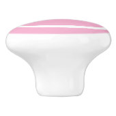 Monogramm personalisierte Schubladengriffe Knöpfe Keramikknauf (Seitenansicht)