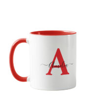Monogramm-personalisierter Becher