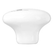 Monogramm-Personalisierter Druckknopf Keramikknauf (Seitenansicht)