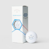 Monogramm personalisierter Name Golfball (Verpackung)