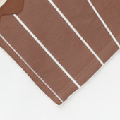 Monogramm Personalisierter Niedlicher Süßkuchen Fleecedecke (Ecke)