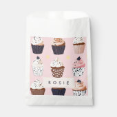Monogramm Personalisierter Niedlicher Süßkuchen Geschenktütchen (Vorderseite)