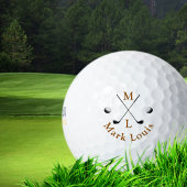 Monogramm/personalisiertes Logo Golfball